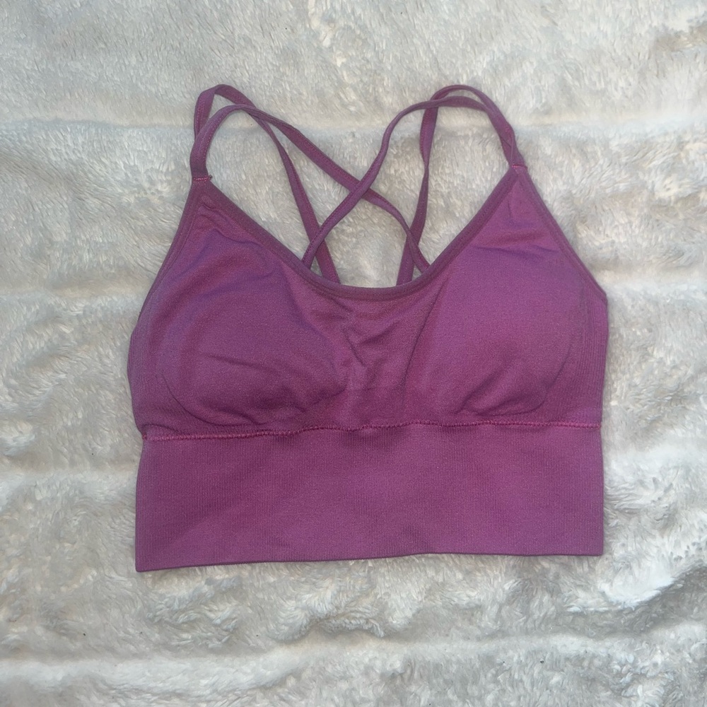 Nvgtn bubble gum pink seamless bra